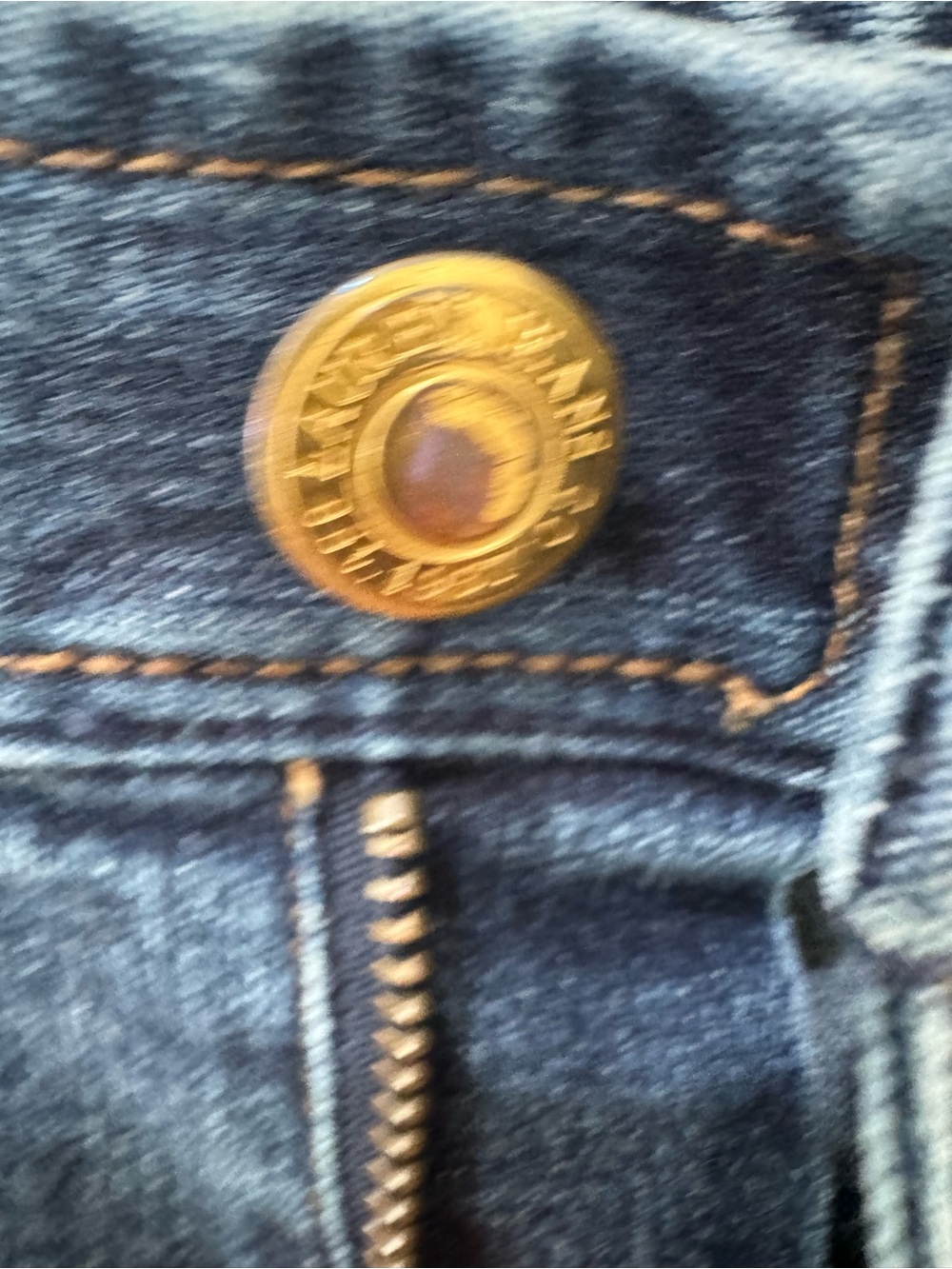 Ralph Lauren Classic High-Rise Straight Leg Women's Jeans in Dark Blue - Picture 4 of 5